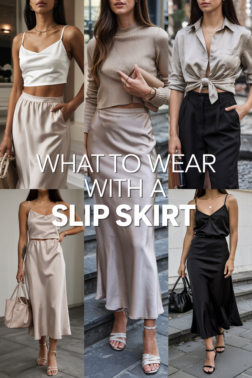 What to Wear with a Slip Skirt