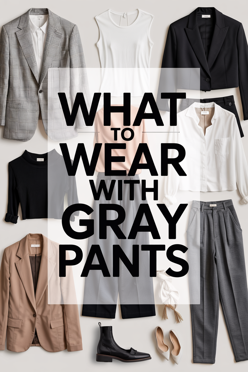 What to Wear with Gray Pants
