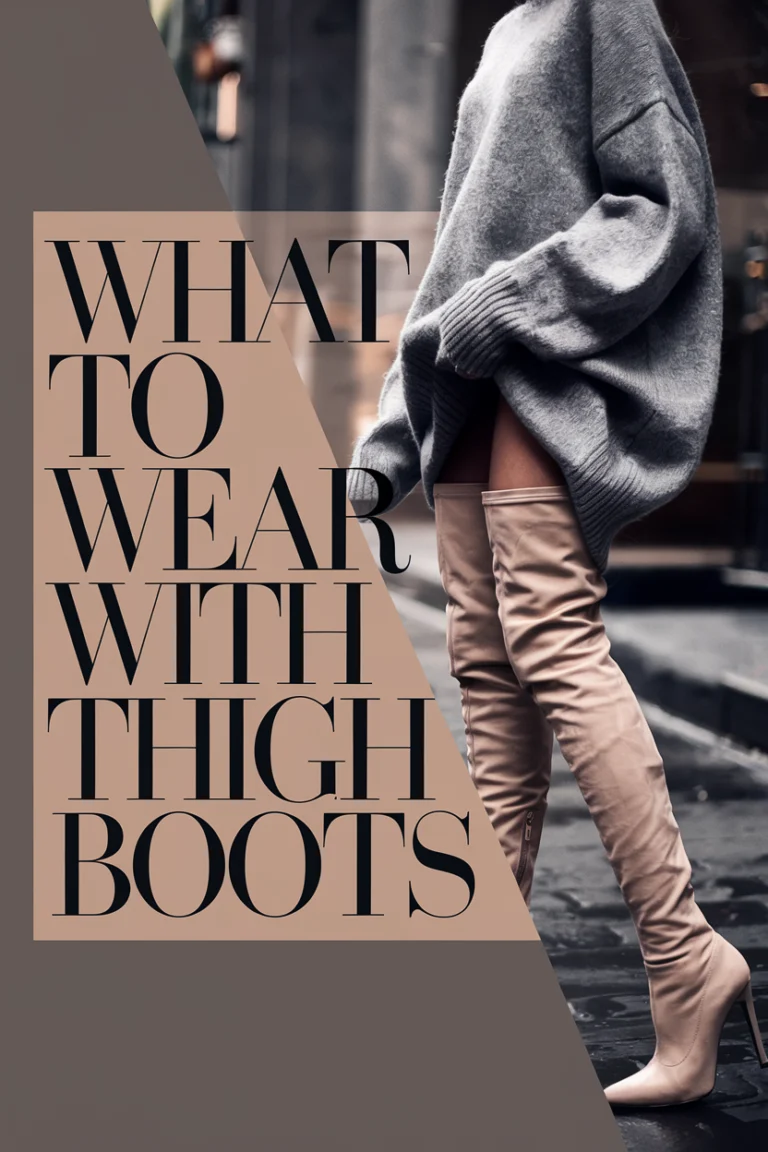 what to wear with thigh boots